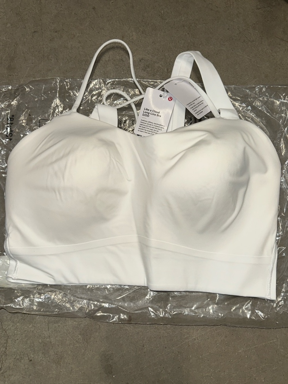 lululemon athletica White Longline Support Bra